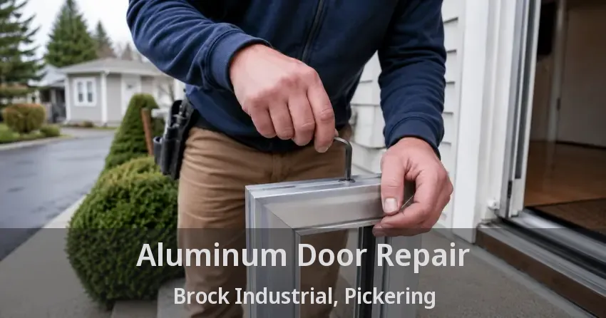 Aluminum Door Repair Brock Industrial, Pickering - ON
