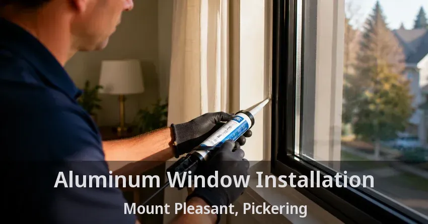 Aluminum Window Installation Mount Pleasant, Pickering - ON