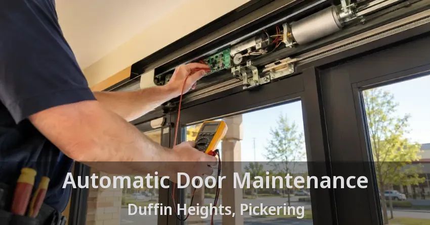 Automatic Door Maintenance Duffin Heights, Pickering - ON