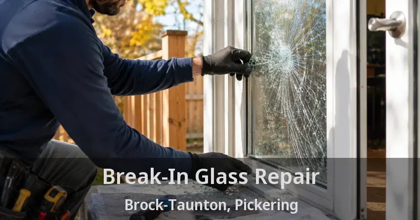 Break-In Glass Repair Brock-Taunton, Pickering - ON