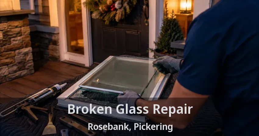 Broken Glass Repair Rosebank, Pickering - ON