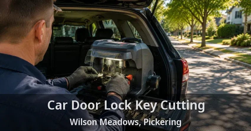 Car Door Lock Key Cutting Wilson Meadows, Pickering - ON