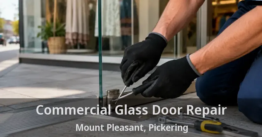 Commercial Glass Door Repair Mount Pleasant, Pickering - ON