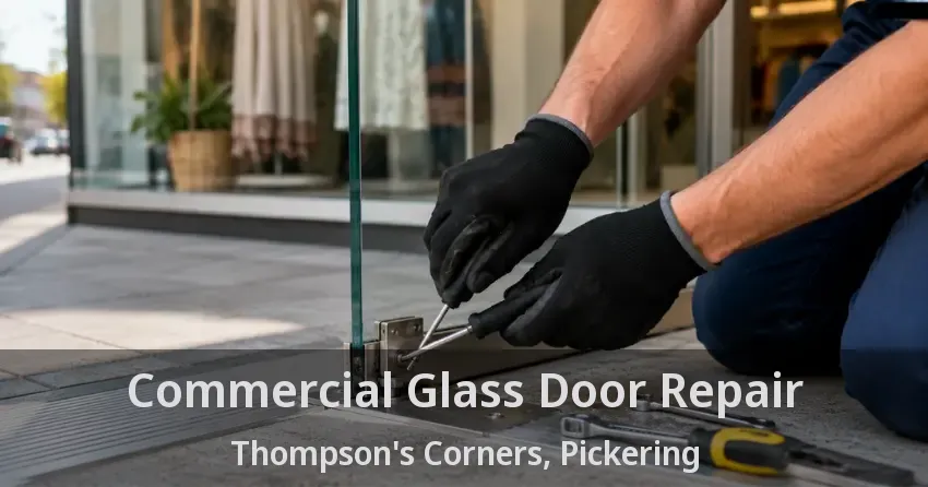 Commercial Glass Door Repair Thompson's Corners, Pickering - ON