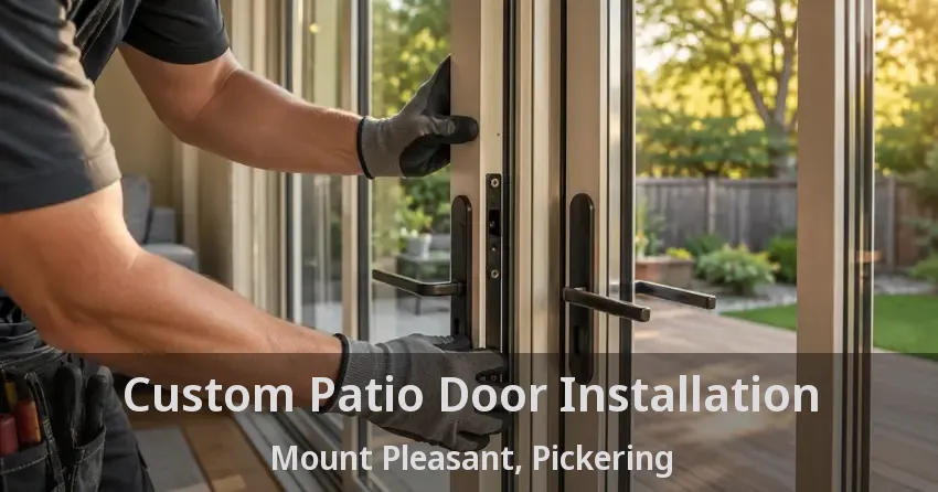 Custom Patio Door Installation Mount Pleasant, Pickering - ON