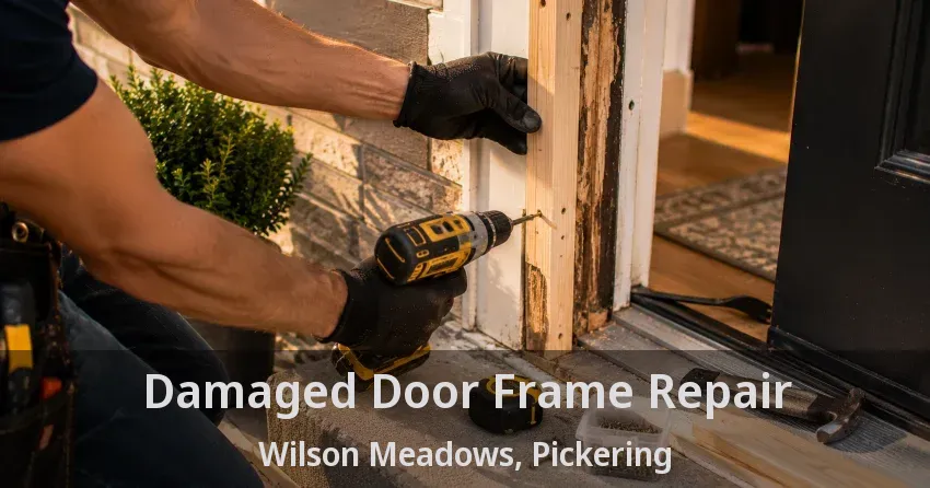 Damaged Door Frame Repair Wilson Meadows, Pickering - ON