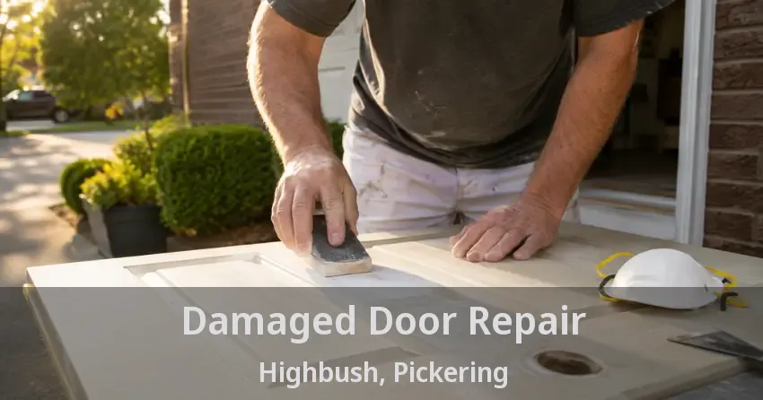 Damaged Door Repair Highbush, Pickering - ON