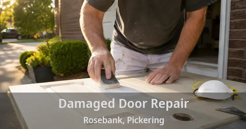 Damaged Door Repair Rosebank, Pickering - ON