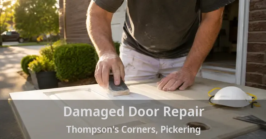 Damaged Door Repair Thompson's Corners, Pickering - ON