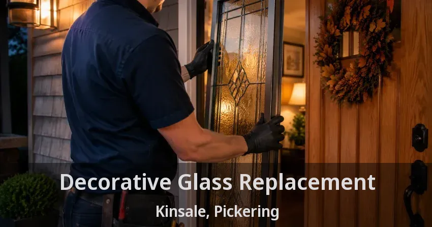 Decorative Glass Replacement Kinsale, Pickering - ON