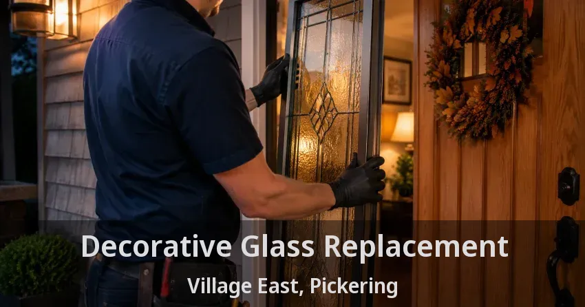 Decorative Glass Replacement Village East, Pickering - ON