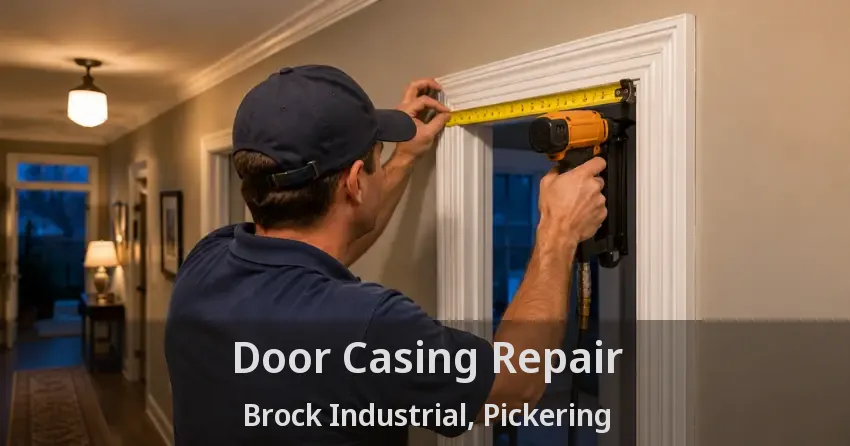 Door Casing Repair Brock Industrial, Pickering - ON