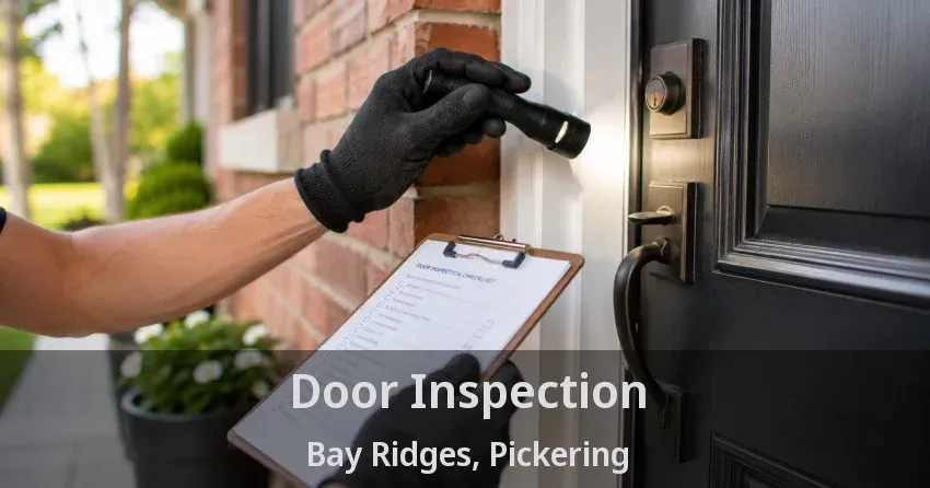 Door Inspection Bay Ridges, Pickering - ON