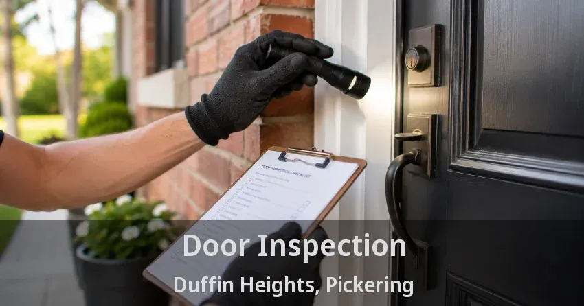 Door Inspection Duffin Heights, Pickering - ON