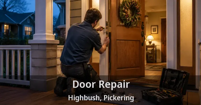 Door Repair Highbush, Pickering - ON