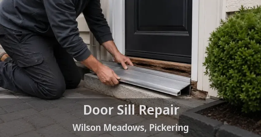 Door Sill Repair Wilson Meadows, Pickering - ON