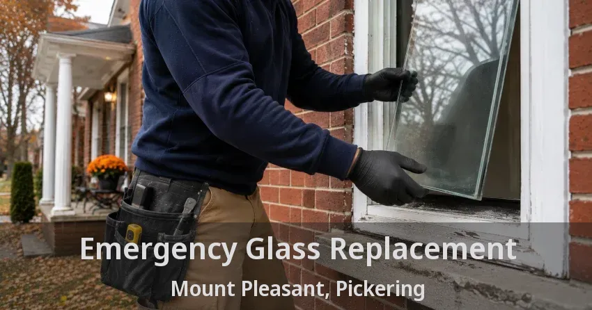 Emergency Glass Replacement Mount Pleasant, Pickering - ON