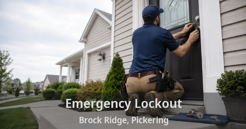 Emergency Lockout Brock Ridge, Pickering - ON