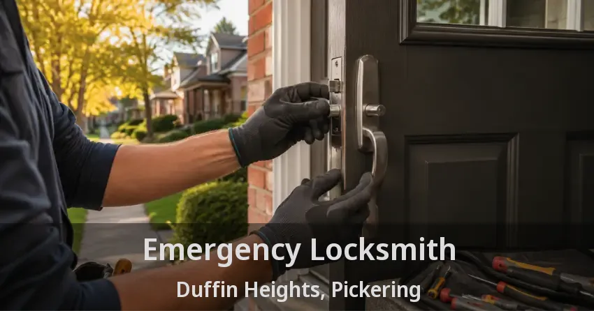 Emergency Locksmith Duffin Heights, Pickering - ON