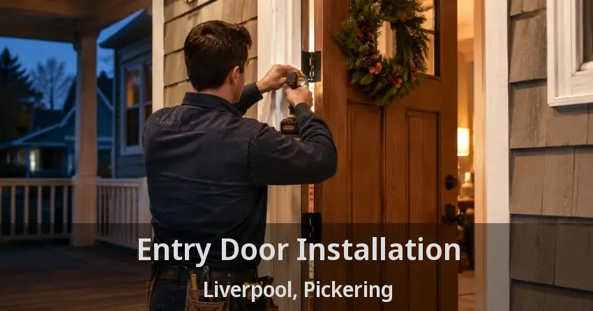Entry Door Installation Liverpool, Pickering - ON
