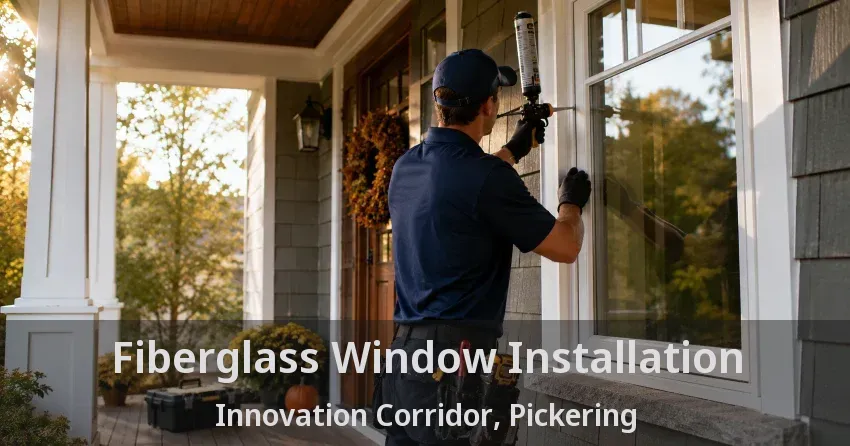 Fiberglass Window Installation Innovation Corridor, Pickering - ON