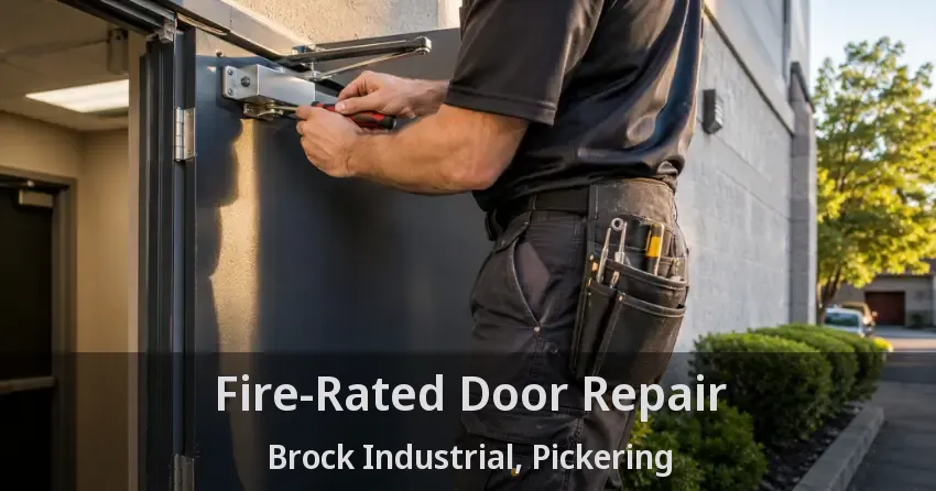 Fire-Rated Door Repair Brock Industrial, Pickering - ON