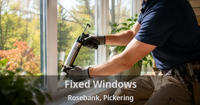 Fixed Windows Rosebank, Pickering - ON