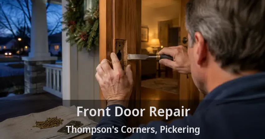 Front Door Repair Thompson's Corners, Pickering - ON