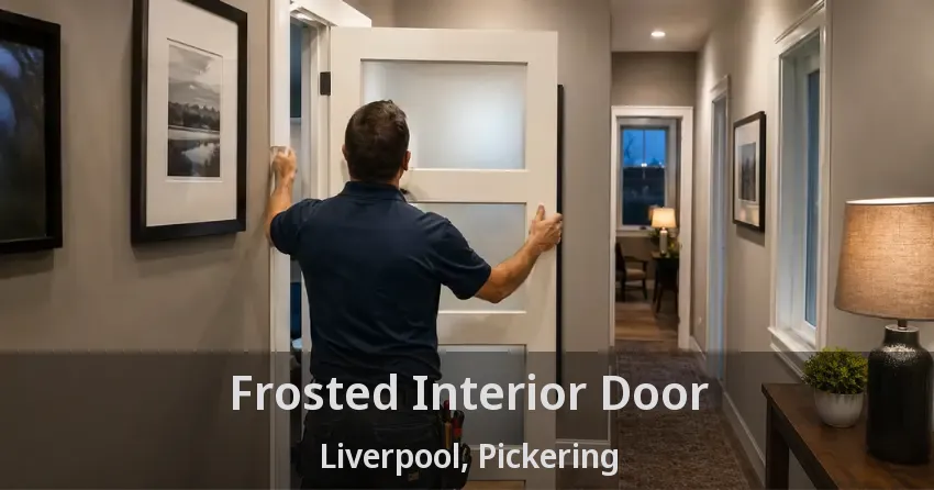 Frosted Interior Door Liverpool, Pickering - ON