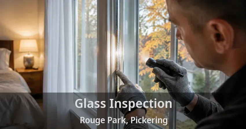 Glass Inspection Rouge Park, Pickering - ON