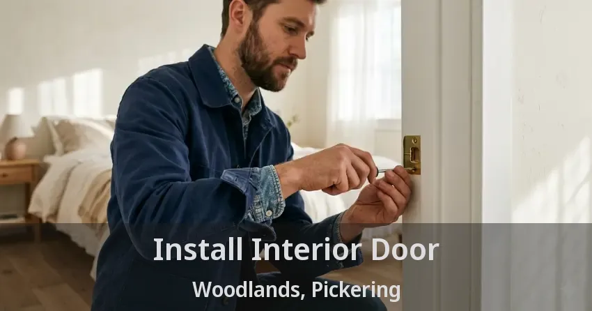 Install Interior Door Woodlands, Pickering - ON