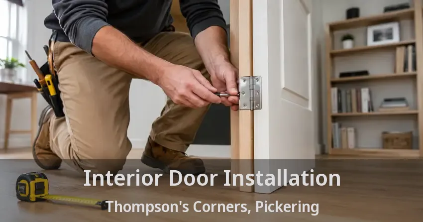 Interior Door Installation Thompson's Corners, Pickering - ON