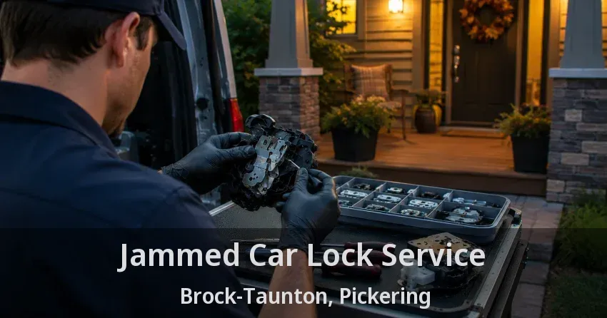 Jammed Car Lock Service Brock-Taunton, Pickering - ON