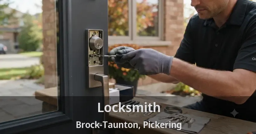 Locksmith Brock-Taunton, Pickering - ON