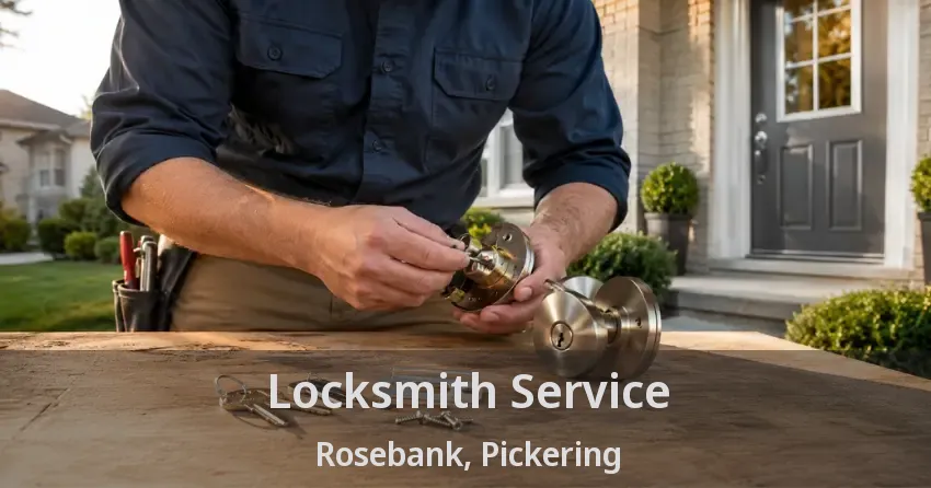Locksmith Service Rosebank, Pickering - ON