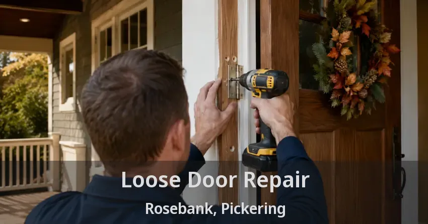 Loose Door Repair Rosebank, Pickering - ON