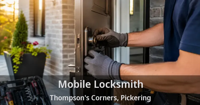 Mobile Locksmith Thompson's Corners, Pickering - ON