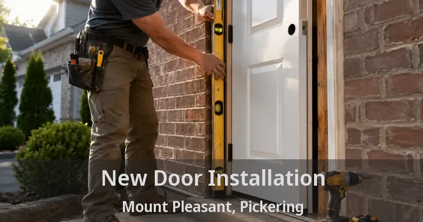 New Door Installation Mount Pleasant, Pickering - ON