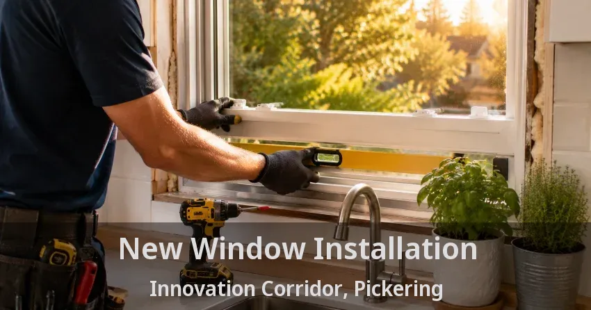 New Window Installation Innovation Corridor, Pickering - ON
