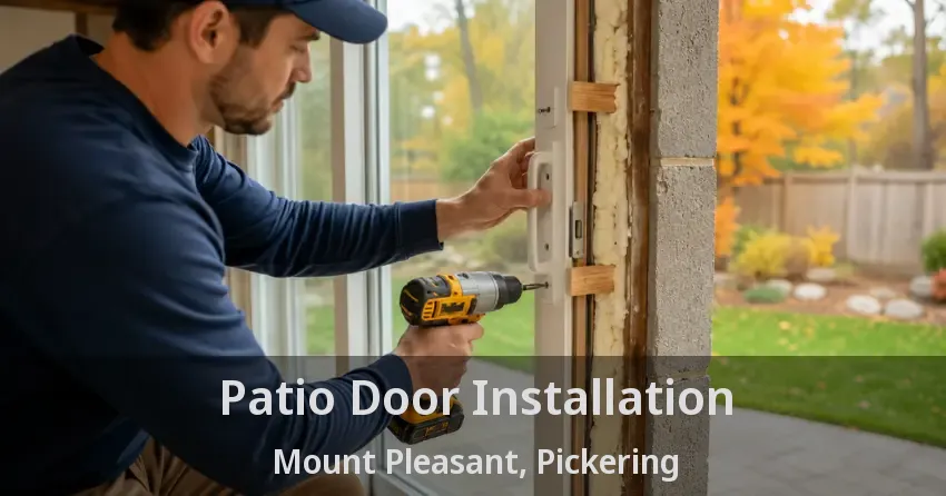 Patio Door Installation Mount Pleasant, Pickering - ON