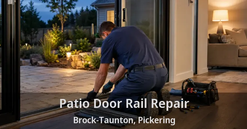 Patio Door Rail Repair Brock-Taunton, Pickering - ON