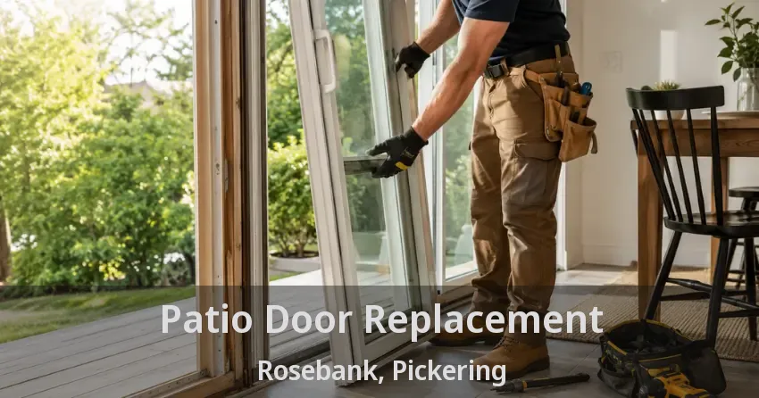 Patio Door Replacement Rosebank, Pickering - ON