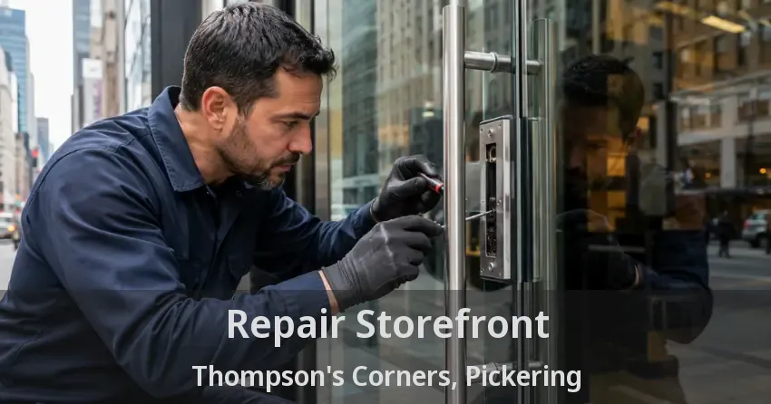 Repair Storefront Thompson's Corners, Pickering - ON
