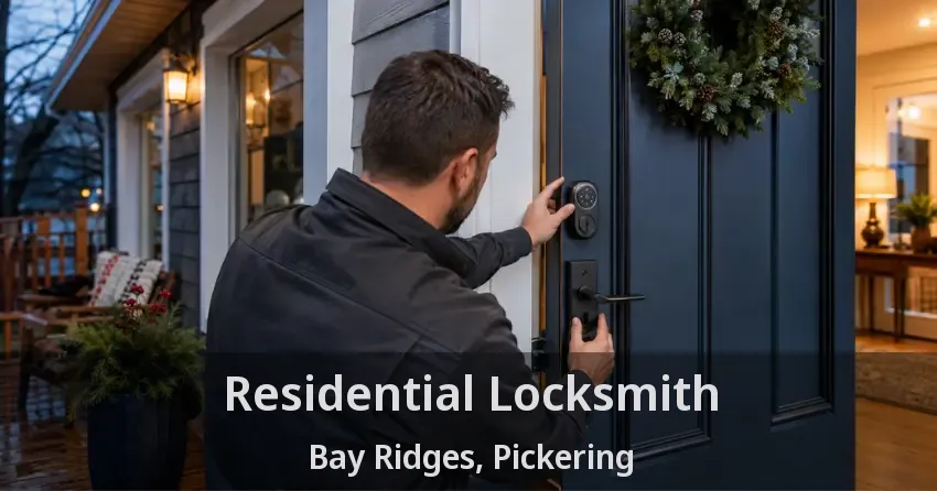 Residential Locksmith Bay Ridges, Pickering - ON