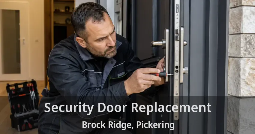 Security Door Replacement Brock Ridge, Pickering - ON