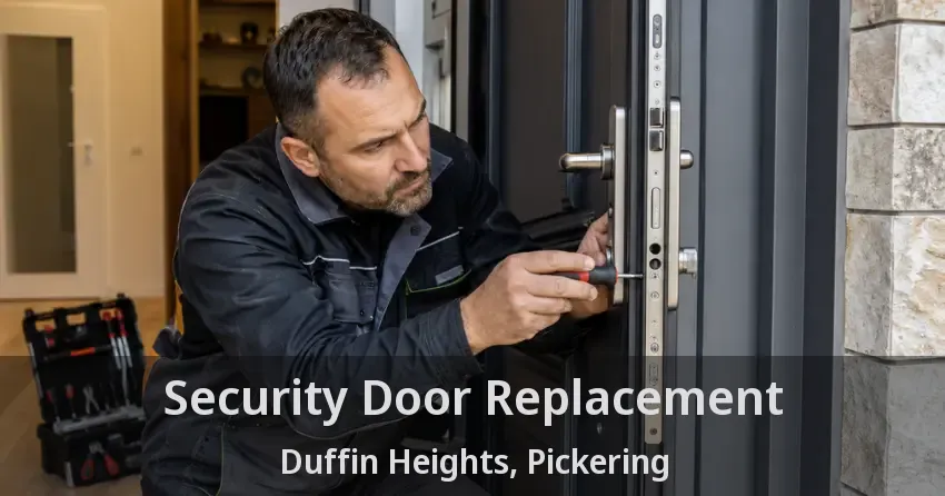 Security Door Replacement Duffin Heights, Pickering - ON