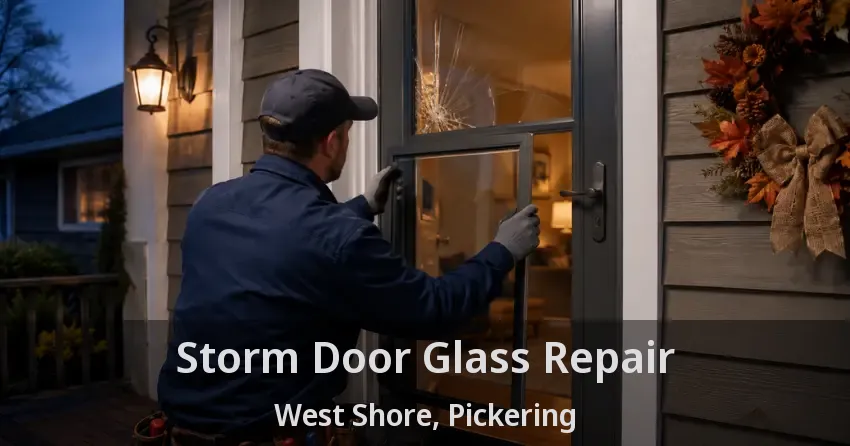Storm Door Glass Repair West Shore, Pickering - ON