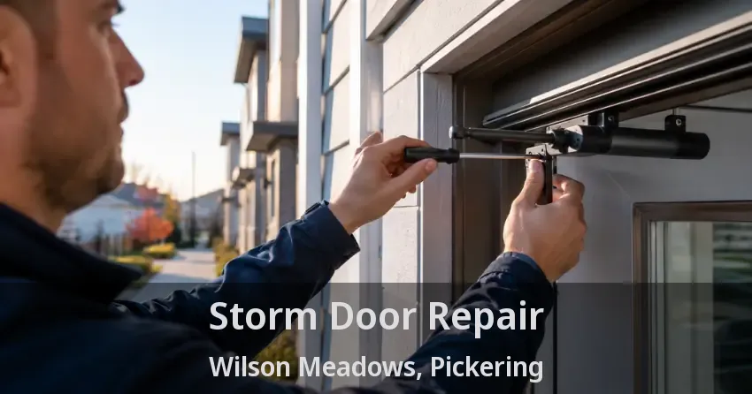 Storm Door Repair Wilson Meadows, Pickering - ON
