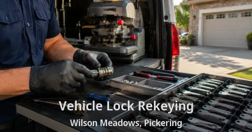 Vehicle Lock Rekeying Wilson Meadows, Pickering - ON