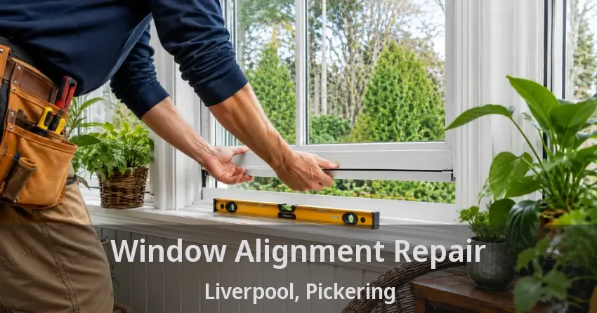 Window Alignment Repair Liverpool, Pickering - ON